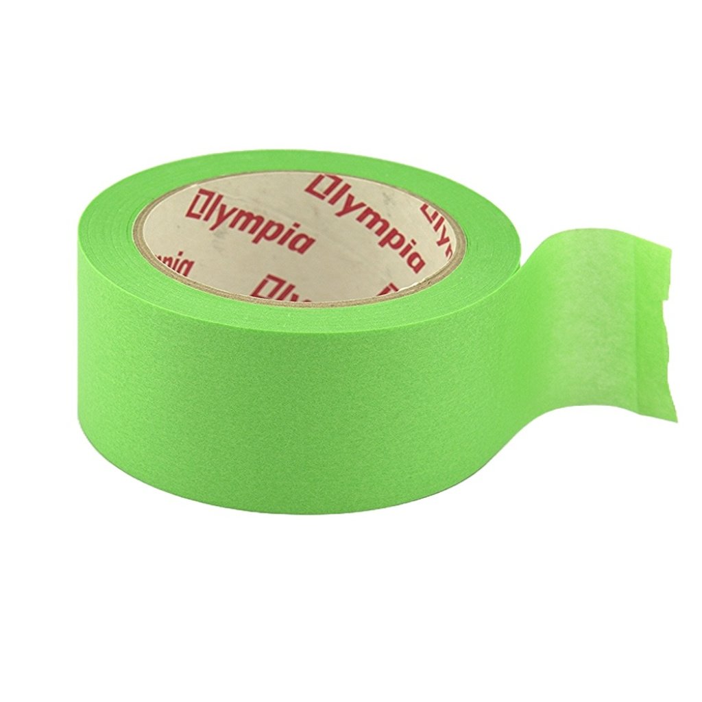 48mm x 50 Metre Green Fine Line Paper Masking Decorators Tape