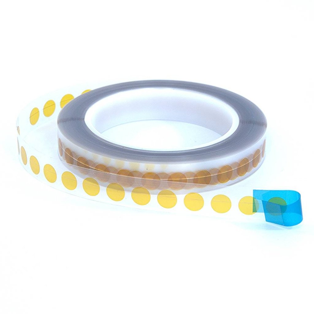10mm Circular Die Cut Polyimide Electrical Insulation/Masking Tape