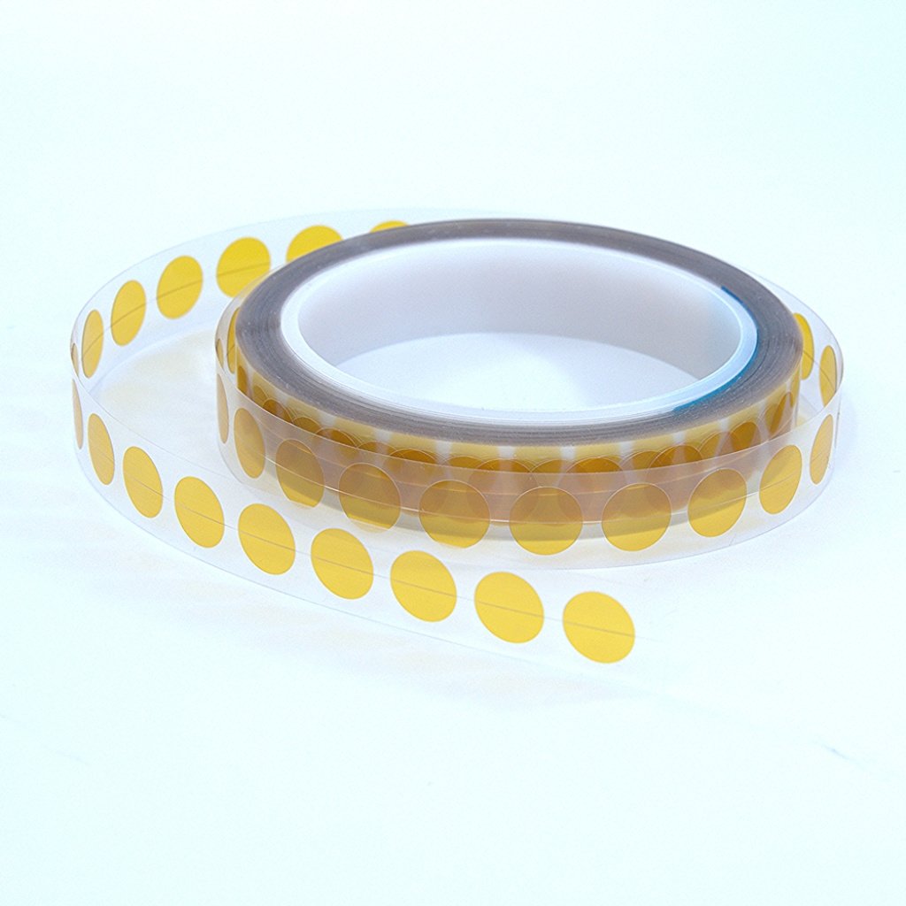 12mm Circular Die Cut Polyimide Electrical Insulation/Masking Tape