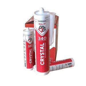 PSA340 Crystal Clear MS Polymer/Hybrid Sealant & Adhesive 290ml Cartridge